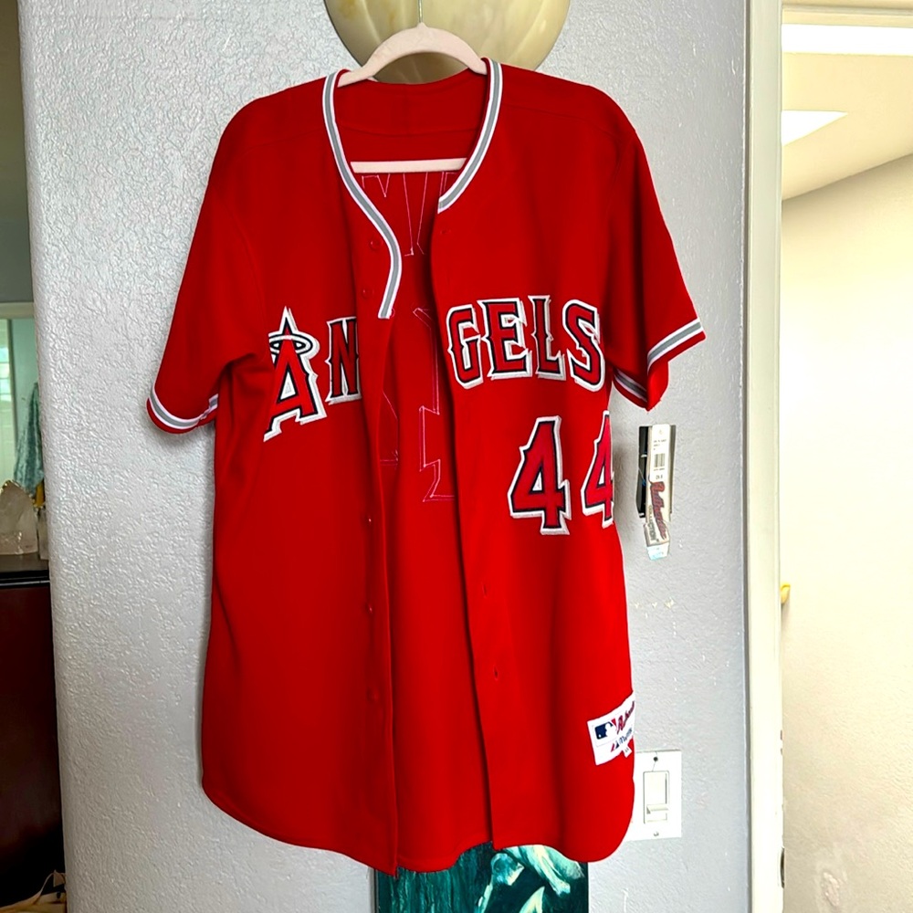 Official angels jersey with Trumbo 44 on the back new with tags